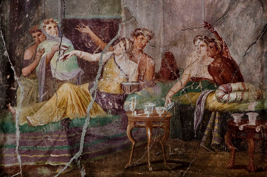 ancient roman paintings women